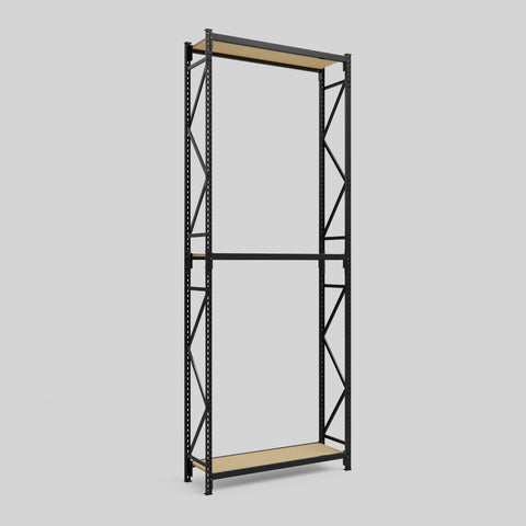Longspan Metal Shelving - 4200mm High - Full Bay - Particleboard Shelf
