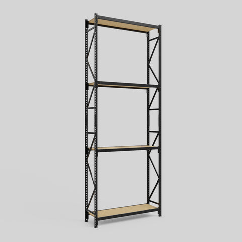 Longspan Metal Shelving - 4200mm High - Full Bay - Particleboard Shelf