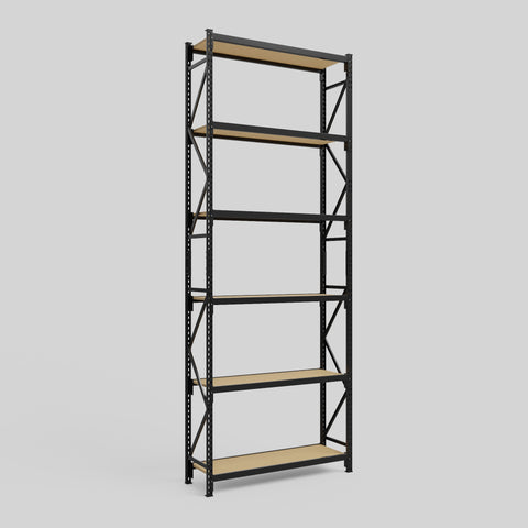Longspan Metal Shelving - 4200mm High - Full Bay - Particleboard Shelf
