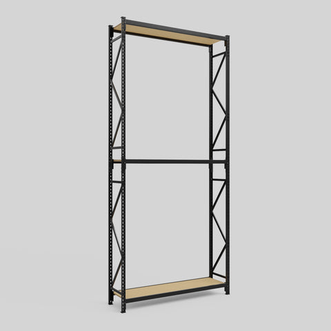 Longspan Metal Shelving - 4200mm High - Full Bay - Particleboard Shelf