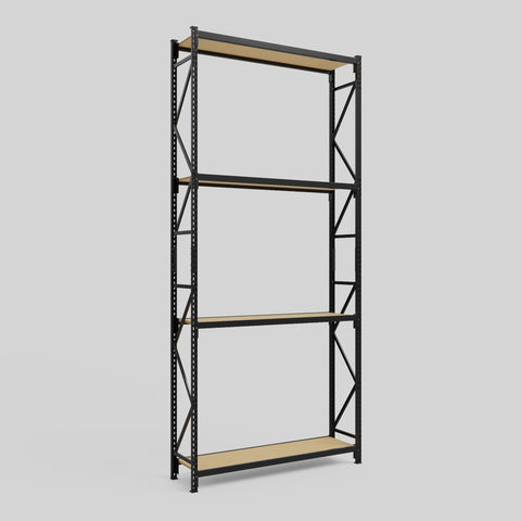 Longspan Metal Shelving - 4200mm High - Full Bay - Particleboard Shelf