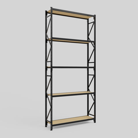 Longspan Metal Shelving - 4200mm High - Full Bay - Particleboard Shelf