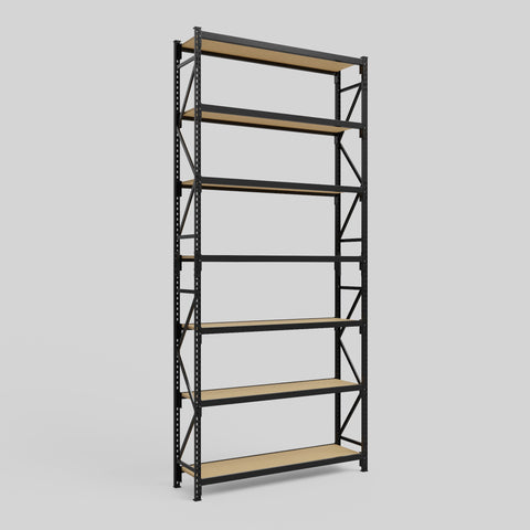 Longspan Metal Shelving - 4200mm High - Full Bay - Particleboard Shelf