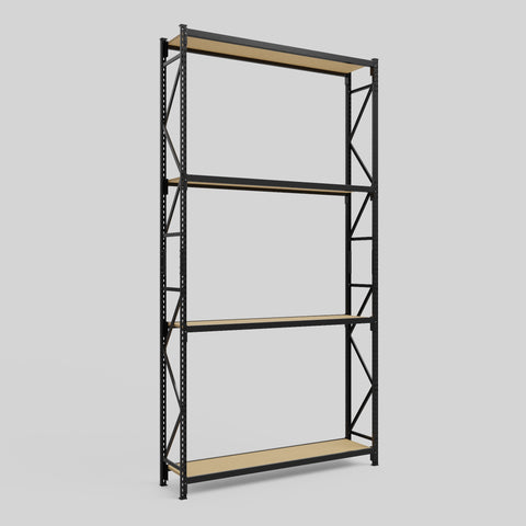 Longspan Metal Shelving - 4200mm High - Full Bay - Particleboard Shelf
