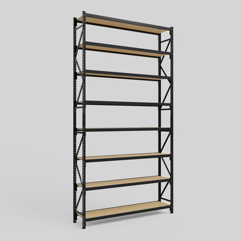 Longspan Metal Shelving - 4200mm High - Full Bay - Particleboard Shelf