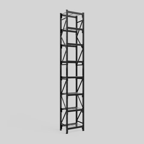 Longspan Metal Shelving - 4200mm High - Full Bay - Mesh Shelf