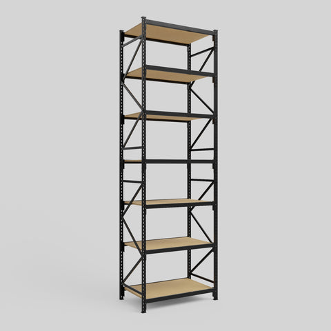 Longspan Metal Shelving - 4200mm High - Full Bay - Particleboard Shelf