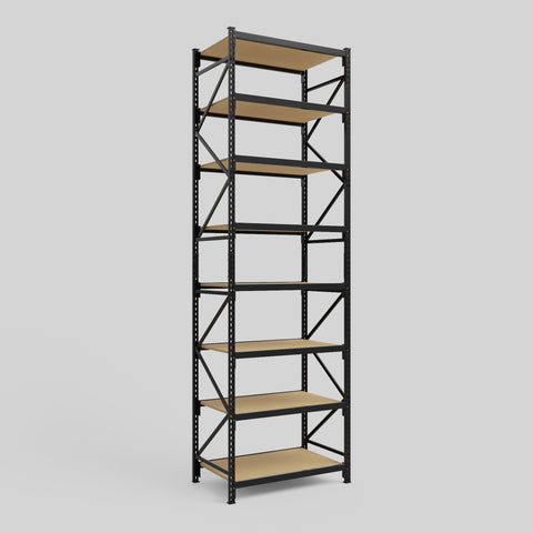 Longspan Metal Shelving - 4200mm High - Full Bay - Particleboard Shelf