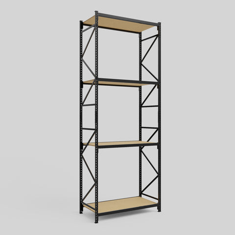 Longspan Metal Shelving - 4200mm High - Full Bay - Particleboard Shelf