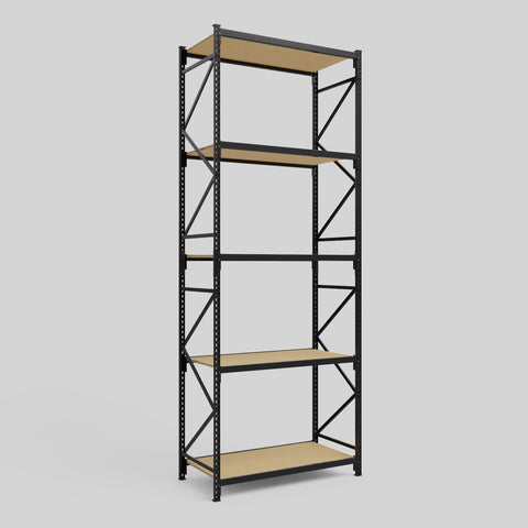 Longspan Metal Shelving - 4200mm High - Full Bay - Particleboard Shelf