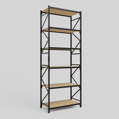 Longspan Metal Shelving - 4200mm High - Full Bay - Particleboard Shelf