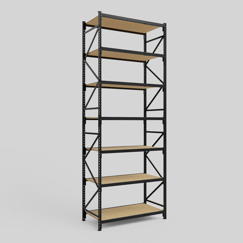 Longspan Metal Shelving - 4200mm High - Full Bay - Particleboard Shelf