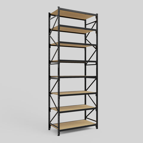 Longspan Metal Shelving - 4200mm High - Full Bay - Particleboard Shelf