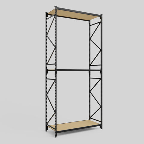 Longspan Metal Shelving - 4200mm High - Full Bay - Particleboard Shelf