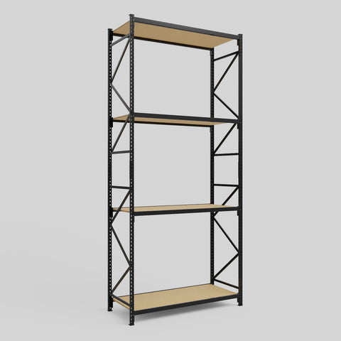 Longspan Metal Shelving - 4200mm High - Full Bay - Particleboard Shelf