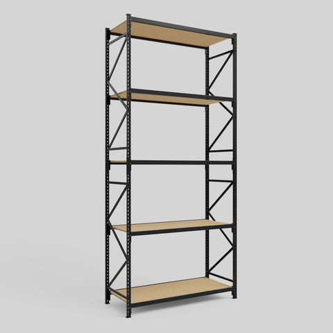 Longspan Metal Shelving - 4200mm High - Full Bay - Particleboard Shelf