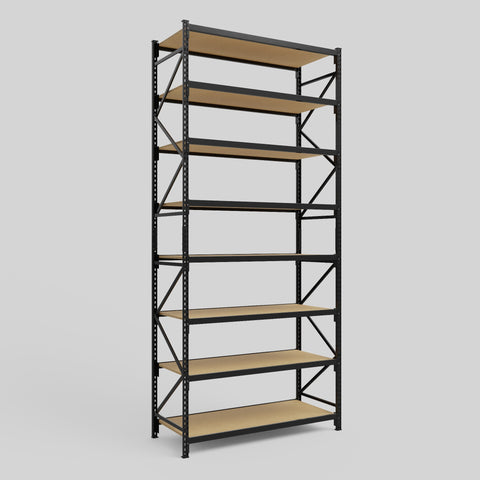 Longspan Metal Shelving - 4200mm High - Full Bay - Particleboard Shelf