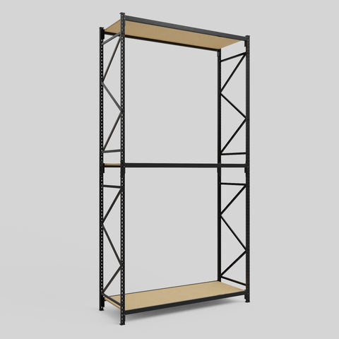 Longspan Metal Shelving - 4200mm High - Full Bay - Particleboard Shelf
