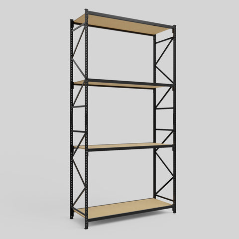 Longspan Metal Shelving - 4200mm High - Full Bay - Particleboard Shelf