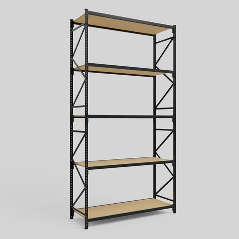 Longspan Metal Shelving - 4200mm High - Full Bay - Particleboard Shelf