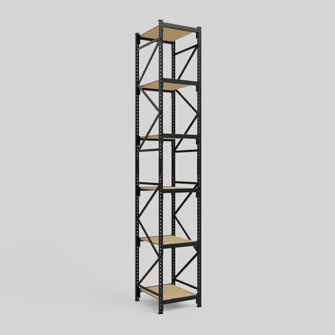 Longspan Metal Shelving - 4200mm High - Full Bay - Particleboard Shelf