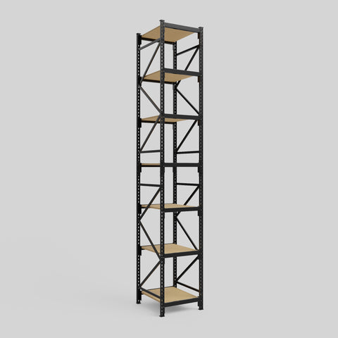 Longspan Metal Shelving - 4200mm High - Full Bay - Particleboard Shelf