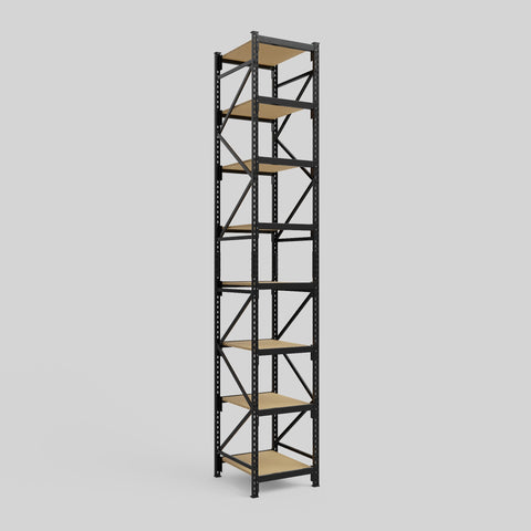 Longspan Metal Shelving - 4200mm High - Full Bay - Particleboard Shelf