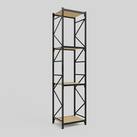 Longspan Metal Shelving - 4200mm High - Full Bay - Particleboard Shelf