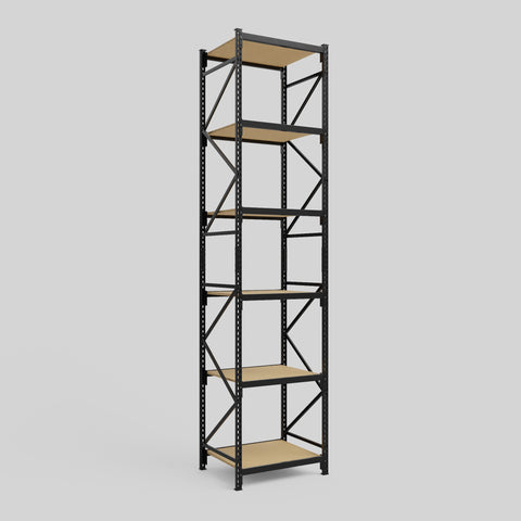 Longspan Metal Shelving - 4200mm High - Full Bay - Particleboard Shelf