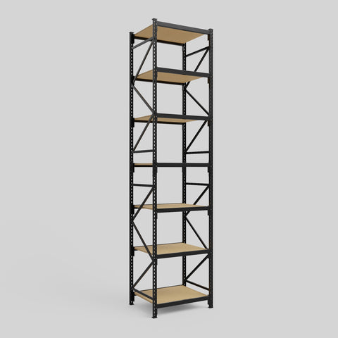 Longspan Metal Shelving - 4200mm High - Full Bay - Particleboard Shelf