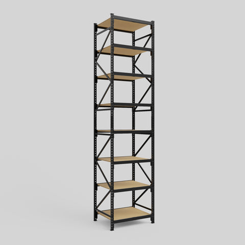 Longspan Metal Shelving - 4200mm High - Full Bay - Particleboard Shelf