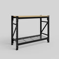 Longspan Work Bench - Steel Mesh Shelves