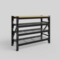 Longspan Work Bench - Steel Mesh Shelves