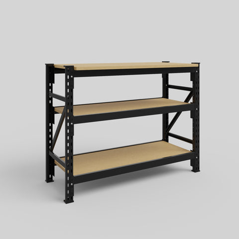 Longspan Work Bench - Particleboard Shelves