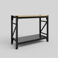 Longspan Work Bench - Steel Shelves