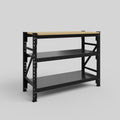 Longspan Work Bench - Steel Shelves