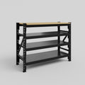 Longspan Work Bench - Steel Shelves