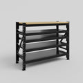Longspan Work Bench - Steel Shelves