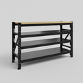 Longspan Work Bench - Steel Shelves