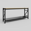 Longspan Work Bench - Steel Shelves