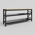 Longspan Work Bench - Steel Shelves