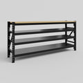 Longspan Work Bench - Steel Shelves