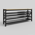 Longspan Work Bench - Steel Shelves