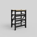 Longspan Work Bench - Steel Mesh Shelves
