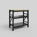 Longspan Work Bench - Steel Shelves