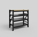 Longspan Work Bench - Steel Shelves