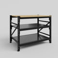 Longspan Work Bench - Steel Shelves