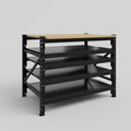 Longspan Work Bench - Steel Shelves