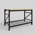 Longspan Work Bench - Steel Mesh Shelves