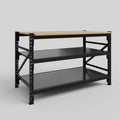 Longspan Work Bench - Steel Shelves